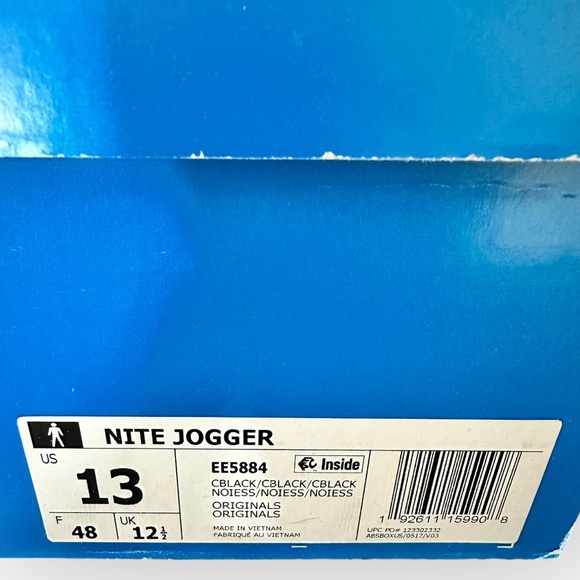 Men’s Adidas Nite Jogger 3M Training Shoes in Size 13 - Black Colorway - Picture 11 of 11